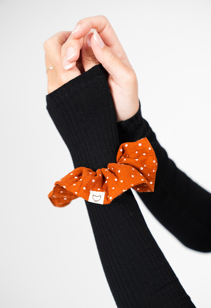 Scrunchie  gepunktet