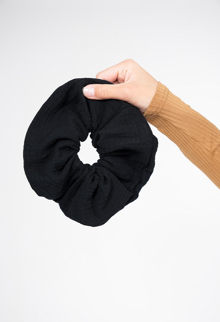 Scrunchie aus Musselin extra groß