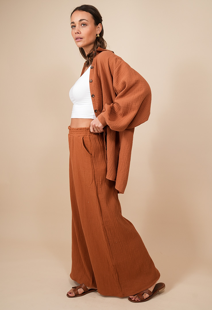 "Flowy Freedom" Musselinhose