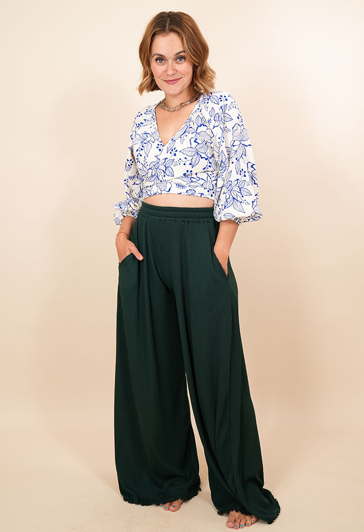 "Cutie Rib" weite Loungehose
