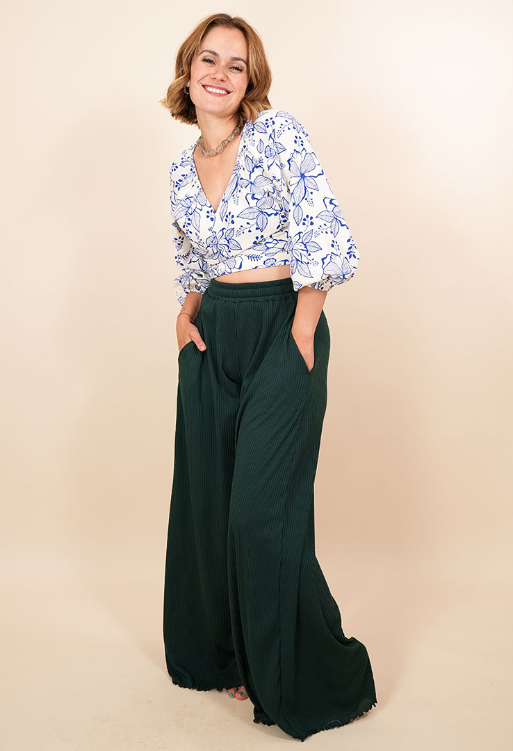 "Cutie Rib" weite Loungehose