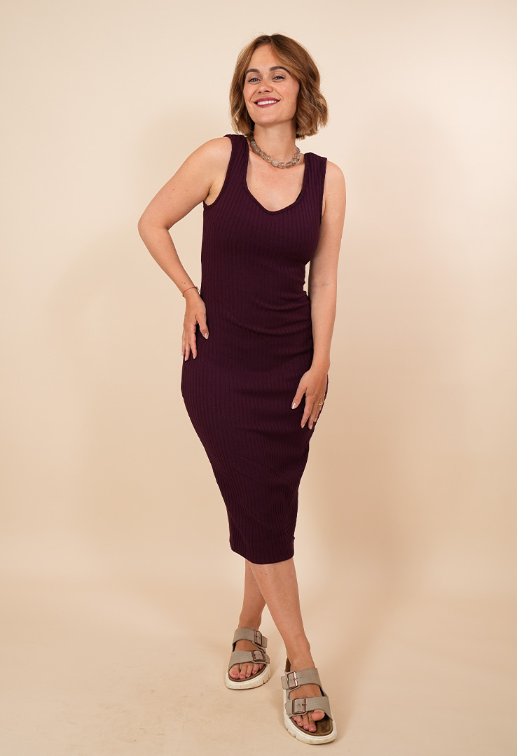 "Feel Good" Rippkleid