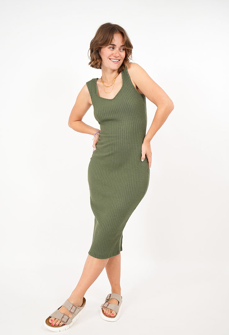"Feel Good" Rippkleid