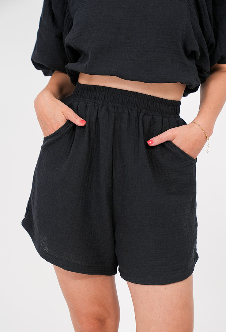 "Breeze Catcher" Musselin-Shorts
