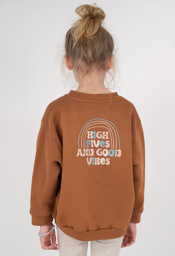 Kinder Sweater "High Fiver rainbow "