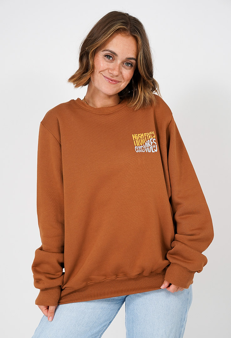 Sweater "High Five Good Vibes"
