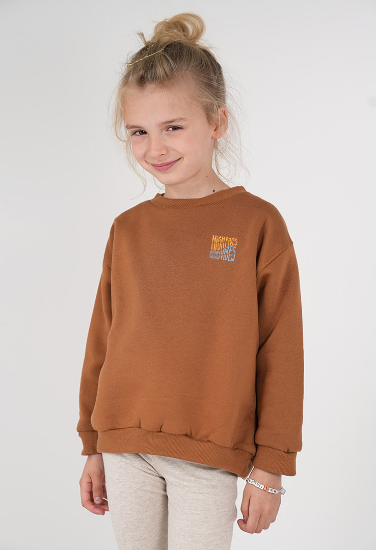 Kinder Sweater " High Five Good Vibes"