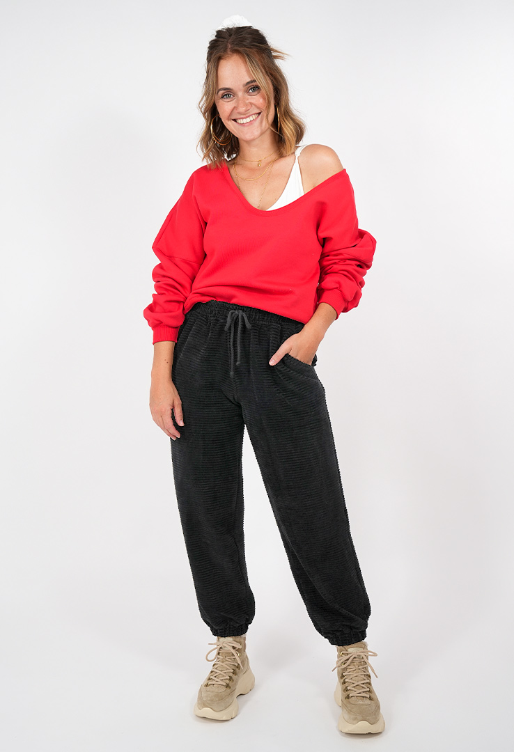 soft ribbed Joggerpants