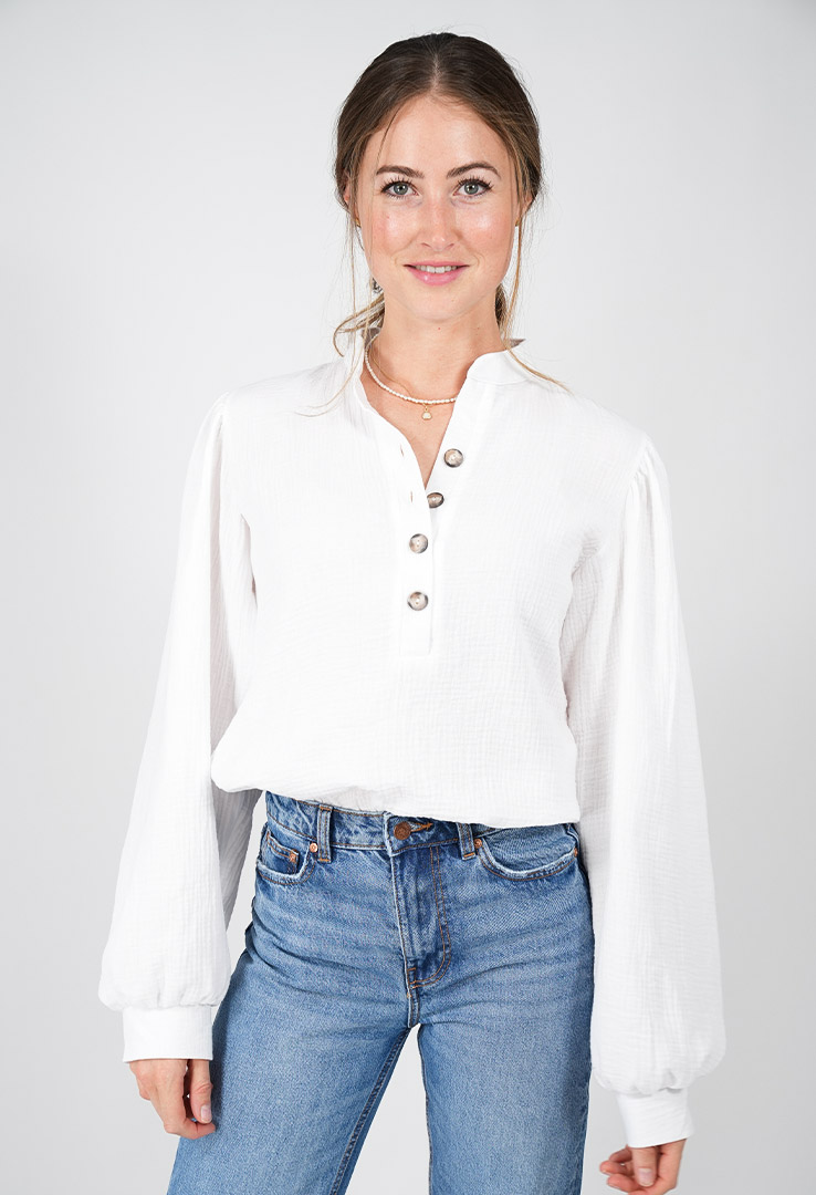 Musselin Bluse "Spring Flow"
