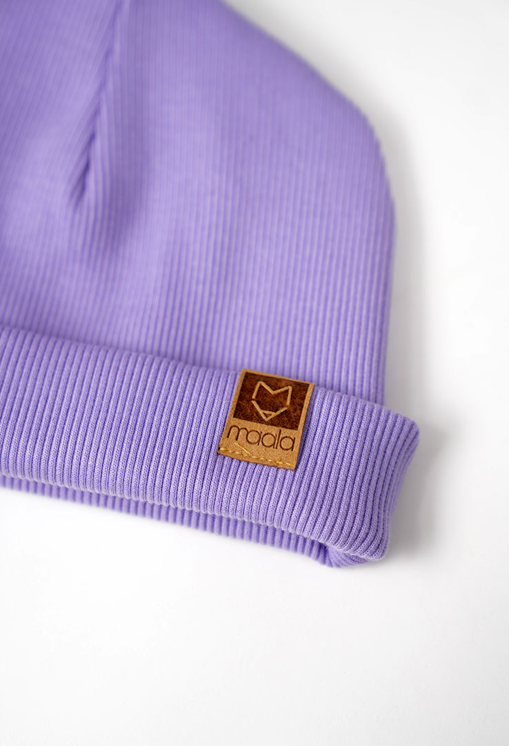 gerippte Beanie Mütze für Kinder