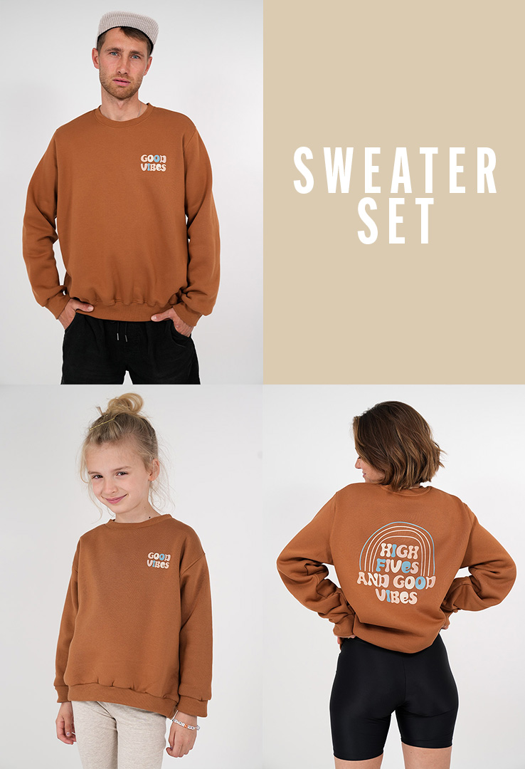 Sweater Set "High Five Rainbow"