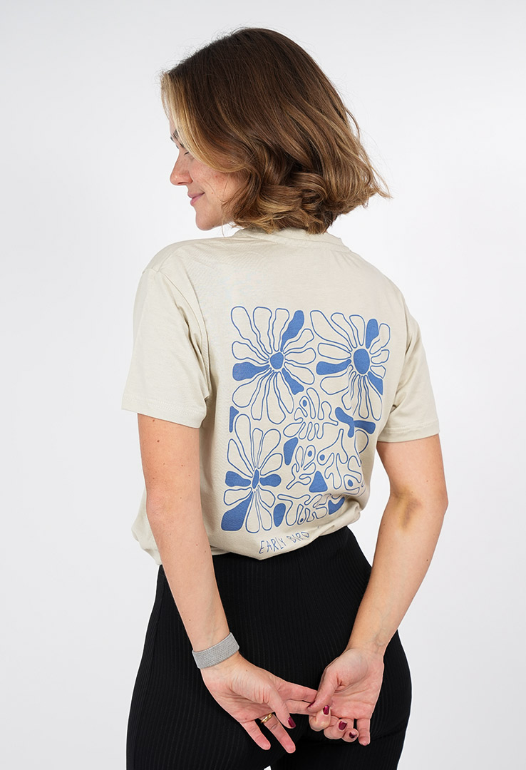 Print-Shirt " Early bird Club"