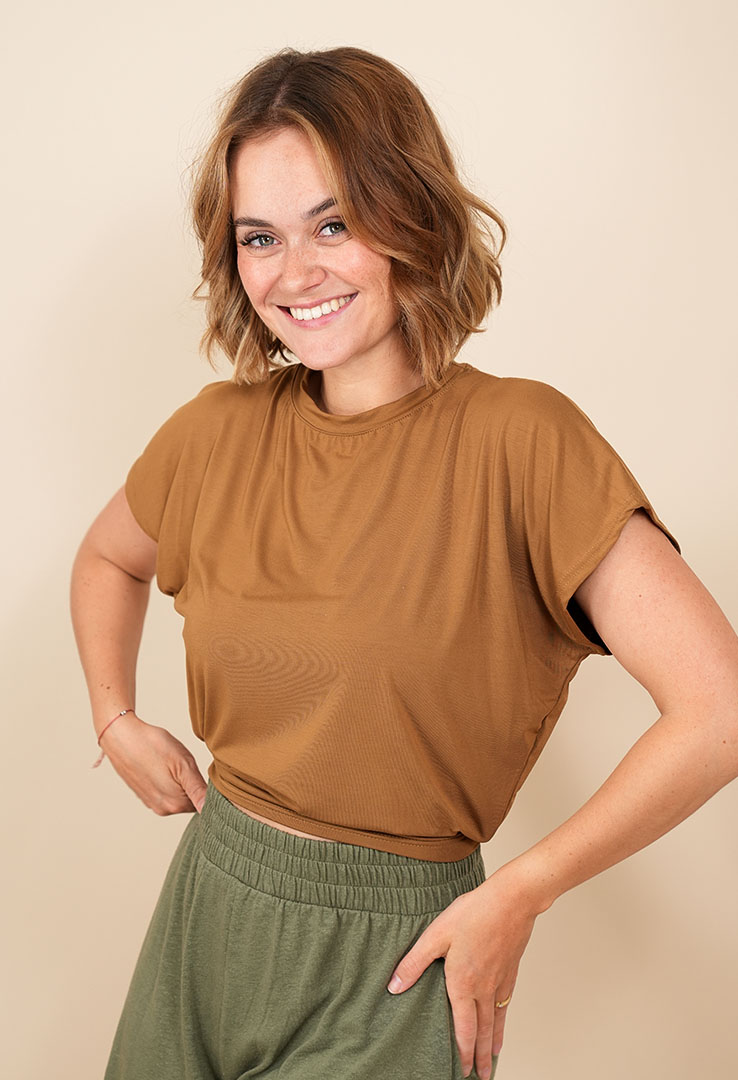 kurzes Tencel-Shirt "PureVibe" 