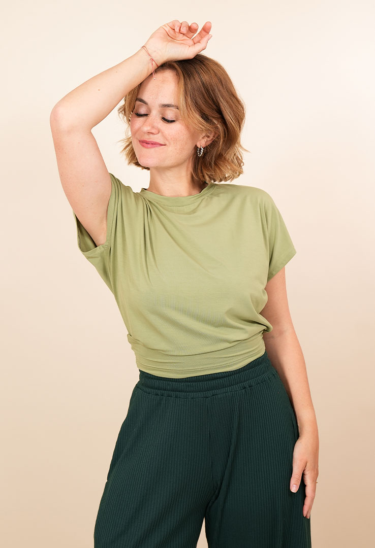 kurzes Tencel-Shirt "PureVibe" 