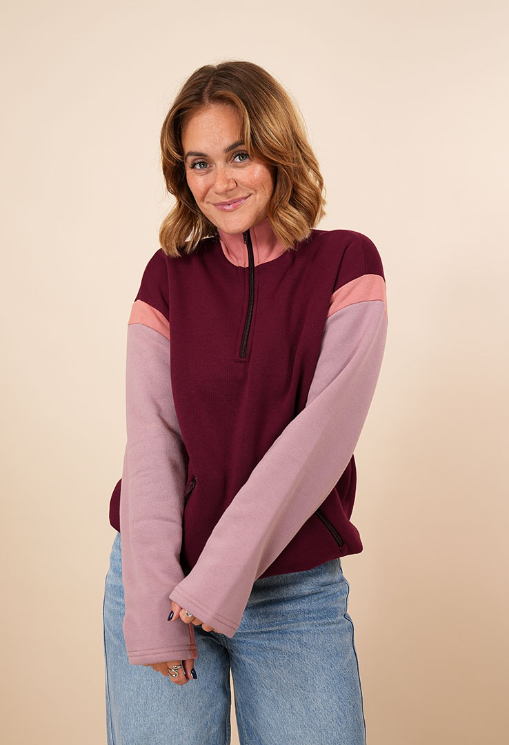 Halfzip Sweater "Urban Oasis"
