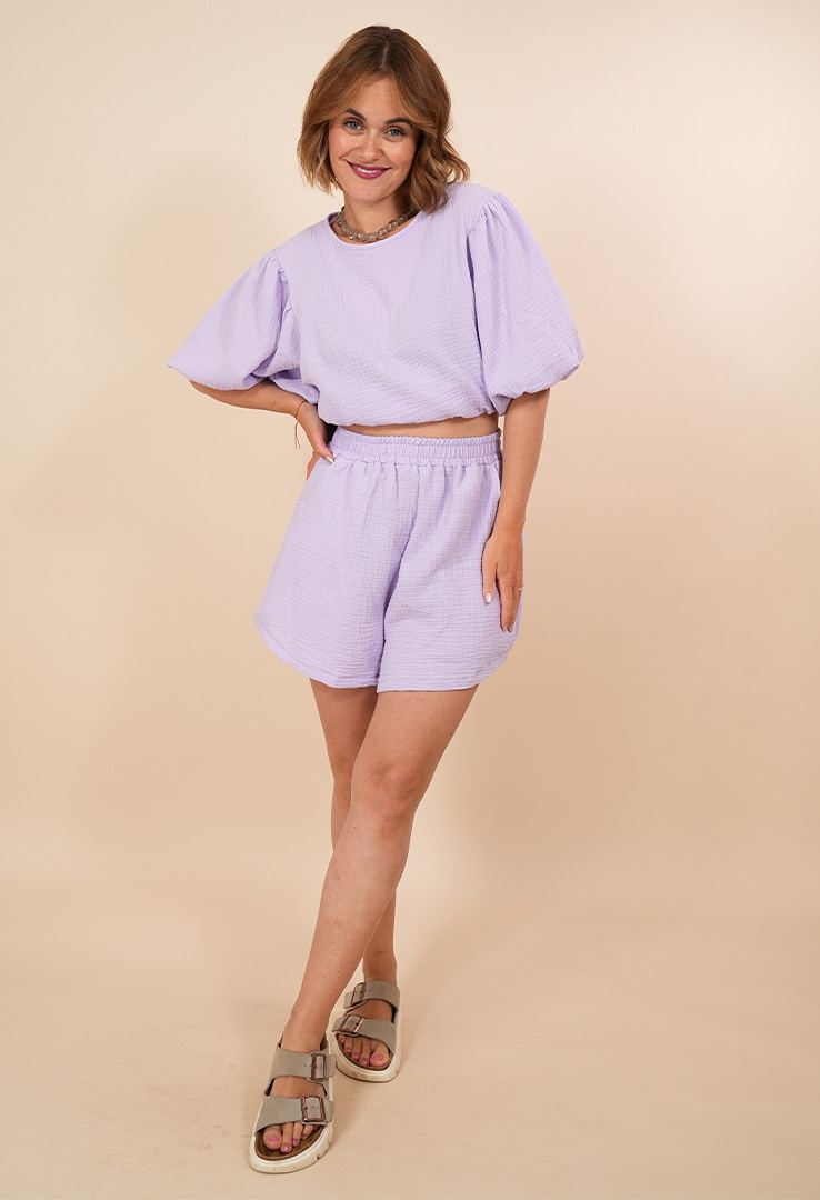 Musselin Shirt „ Sunny Siesta“