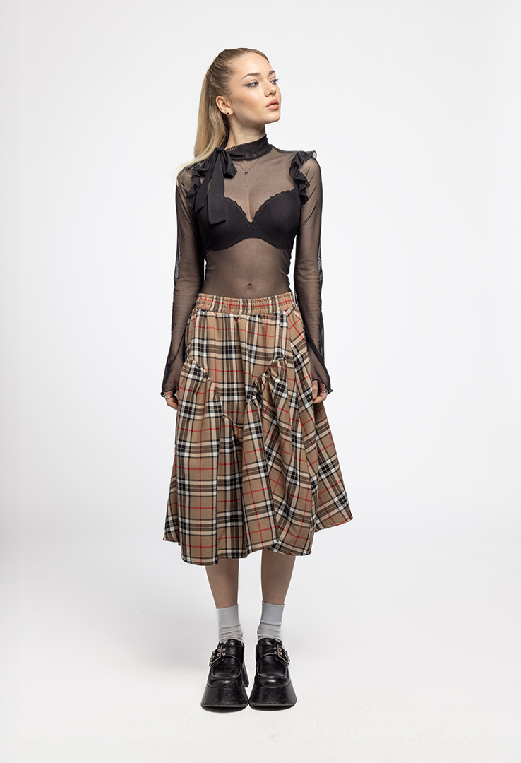 MOOH Mesh Blouse | Spring Collection 2024 | Mooh 