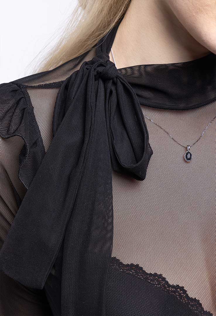 MOOH Mesh Blouse | Spring Collection 2024 | Mooh
