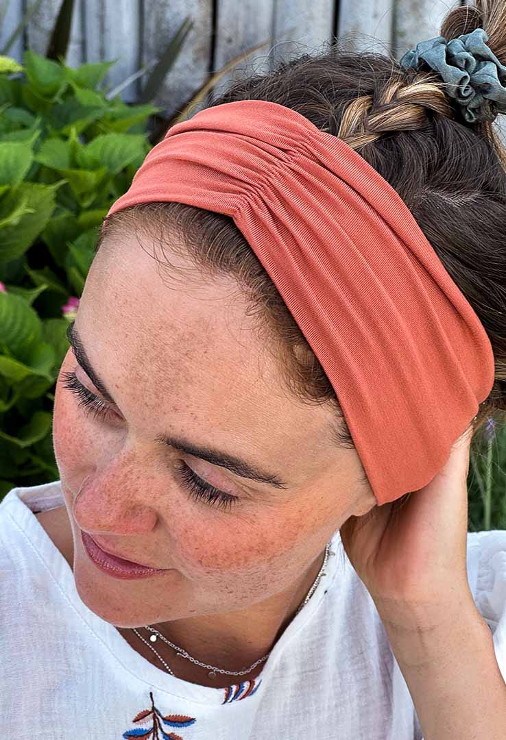 "Airy Twist" Jersey Stirnband