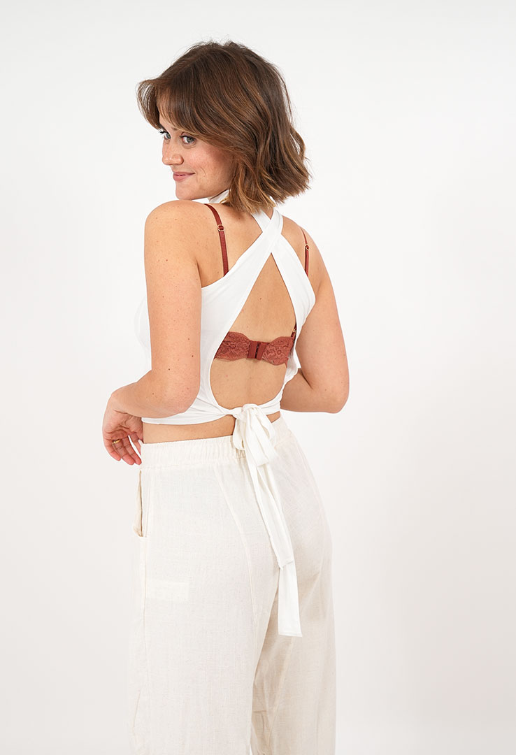 "Azure Sway" Top