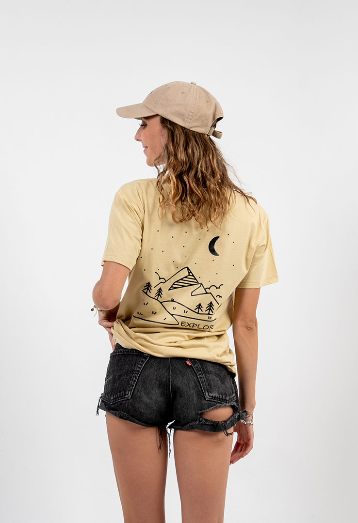 T-Shirt "Explore" in Hemp