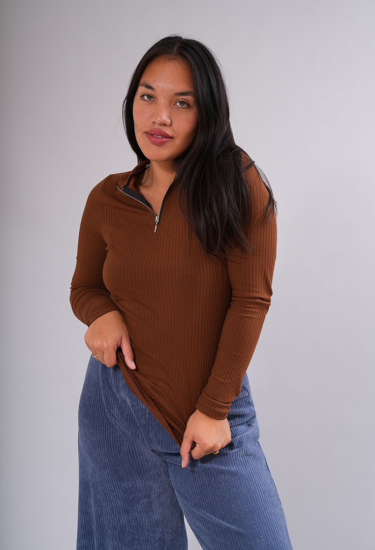 "Zipper Groove" Ripp-Longsleeve