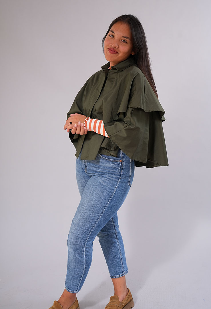 "Urban Layer" Kurz-Cape-Jacke