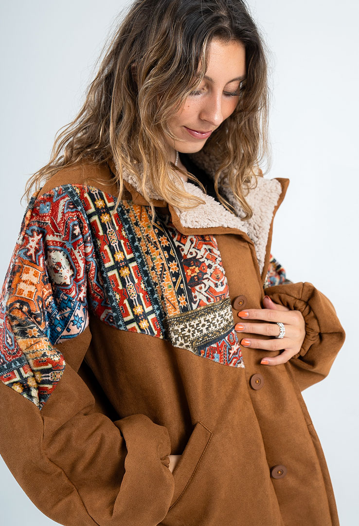 Bohemian Dream Sherpa-Jacke