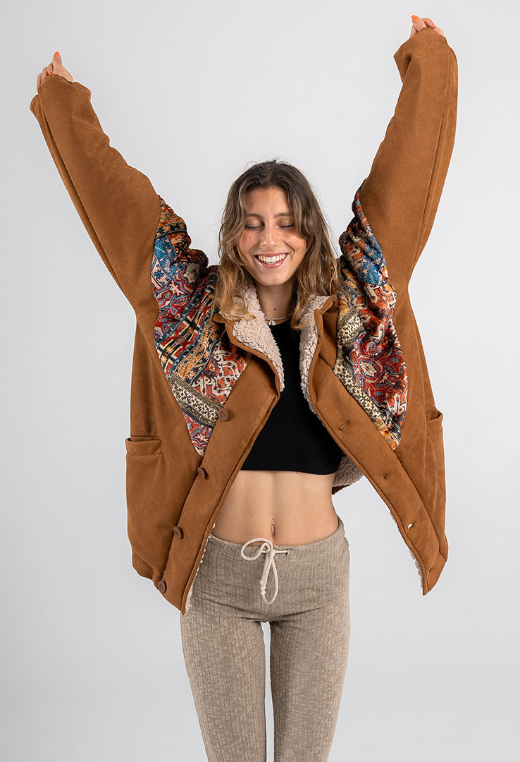 Bohemian Dream Sherpa-Jacke