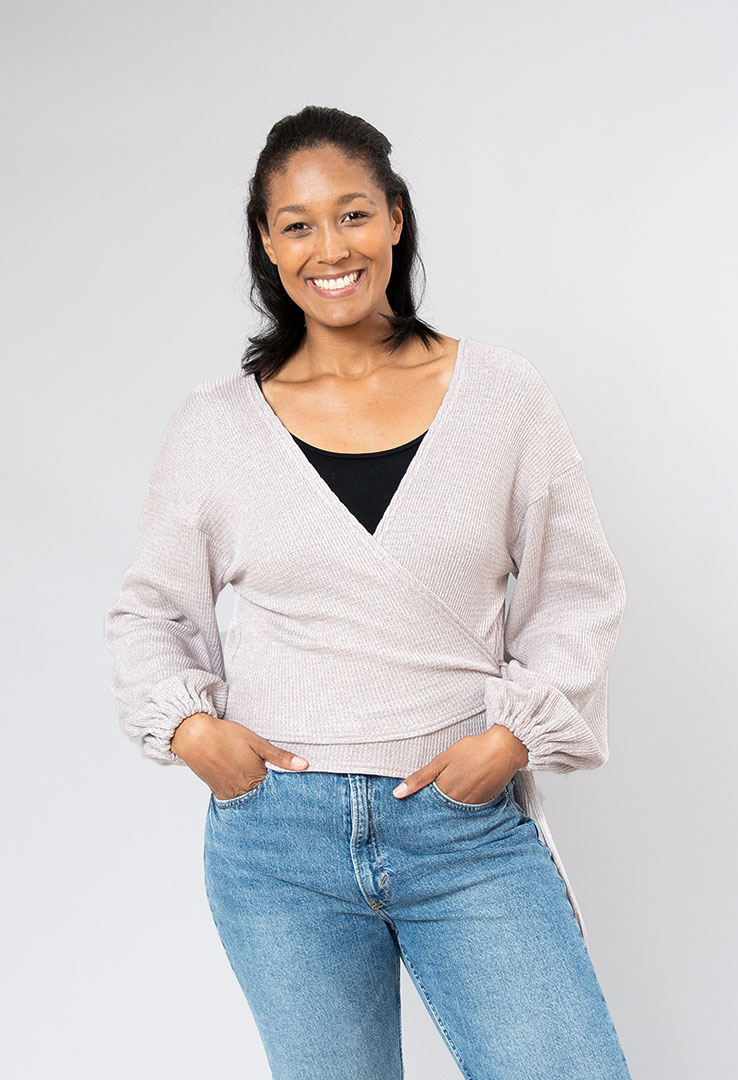 "Wrap & Relax" Pullover