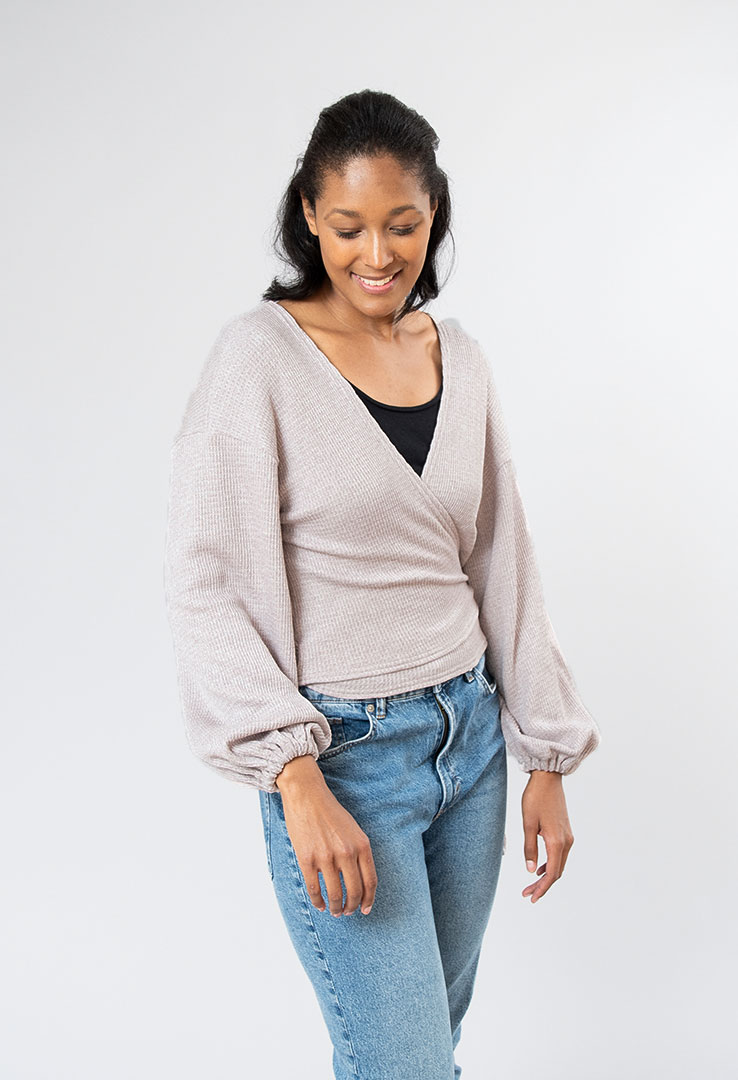 "Wrap & Relax" Pullover