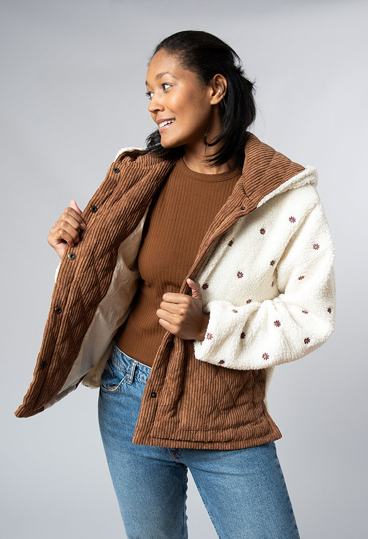 „Bloomy Quilted“ Jacke