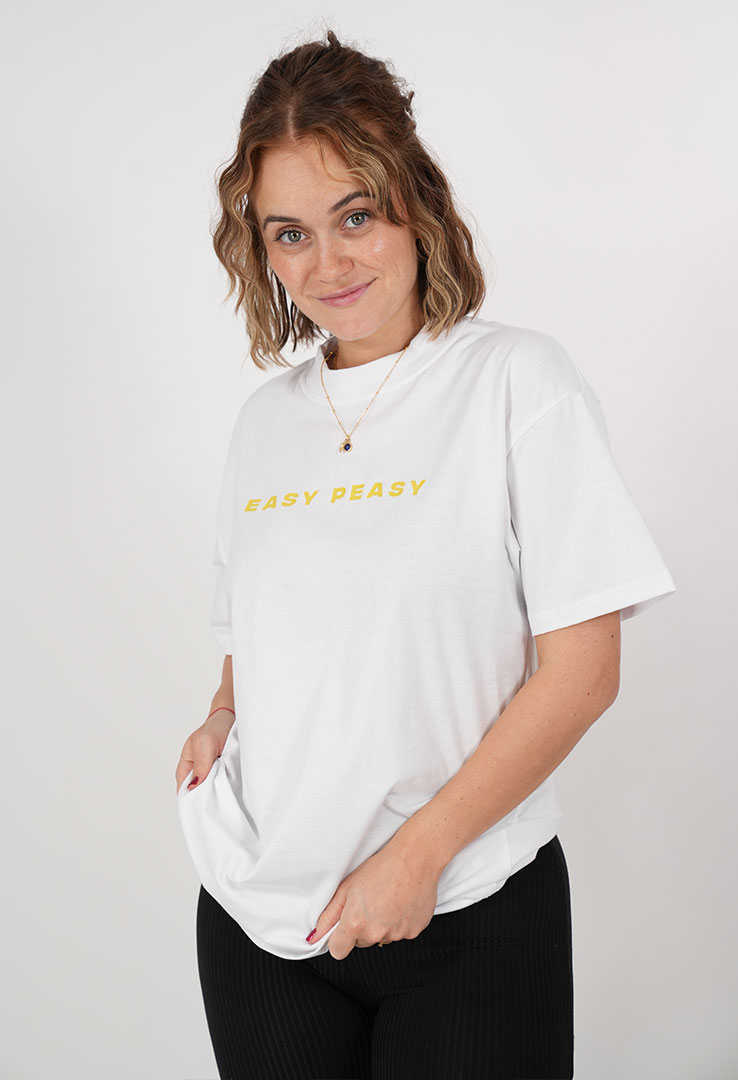 Skm X Maala  Art collection Print-Shirt  „easyPeasy"
