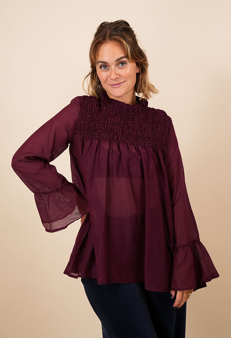 luftige  Bluse "Flowing Grace" 