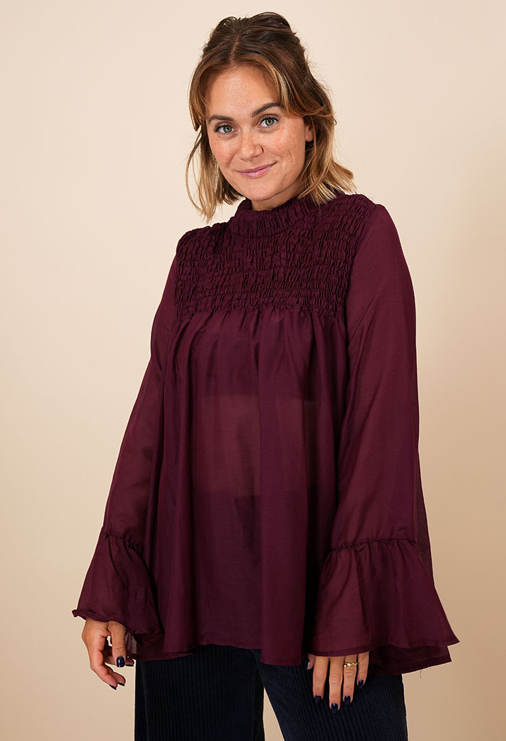luftige  Bluse "Flowing Grace" 