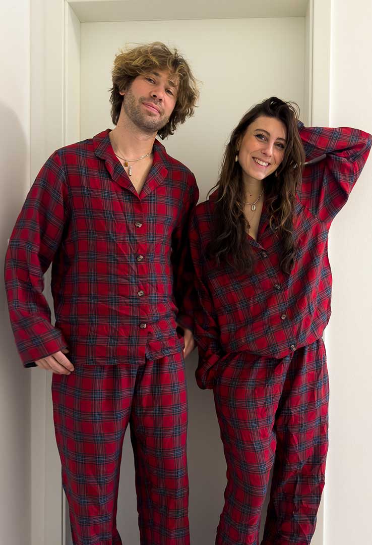 Cosy Checkmate Pyjama-Hemd