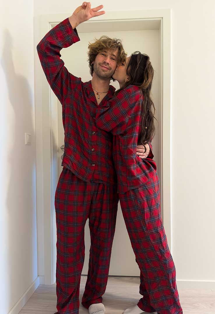  Cosy Checkmate Pyjama-Hose