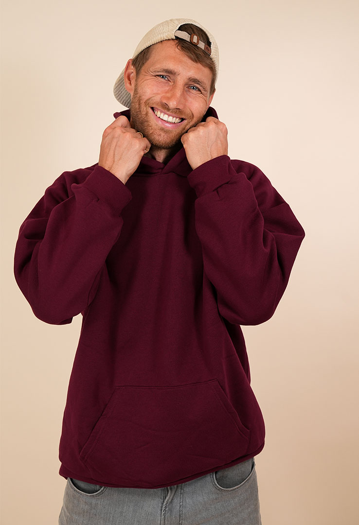 Basic Raglan Kapuzen Sweater Unisex