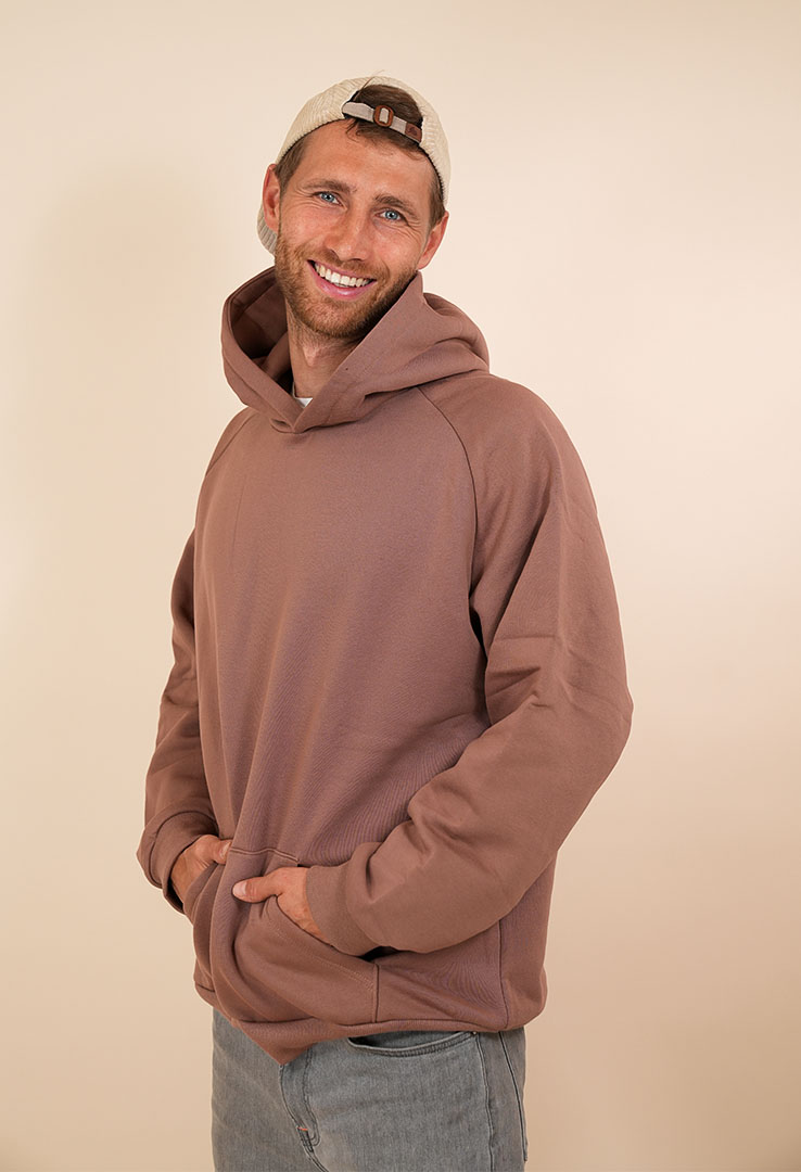 Basic Raglan Kapuzen Sweater Unisex