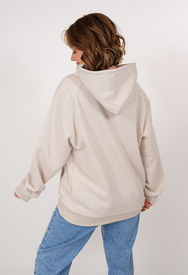 Basic Raglan Kapuzen Sweater Unisex