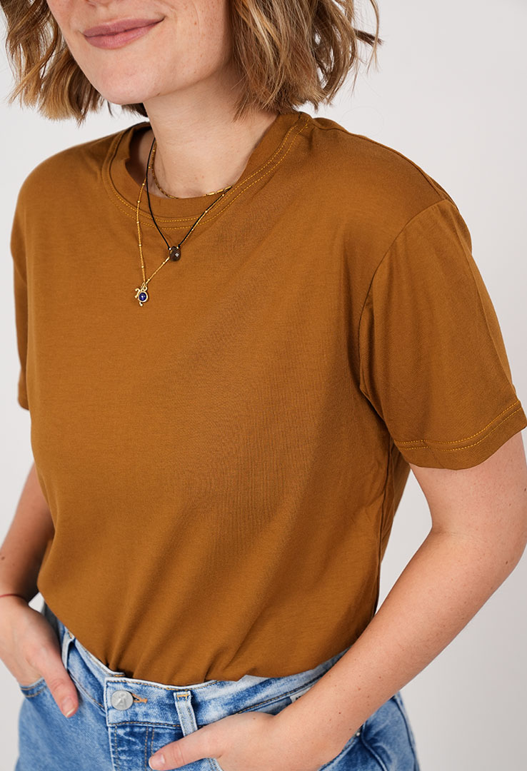 Basic T-Shirt Tailored Fit  Cotton/Modal