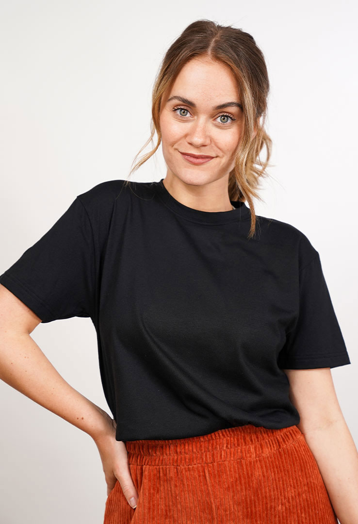 Basic T-Shirt Tailored Fit  Cotton/Modal