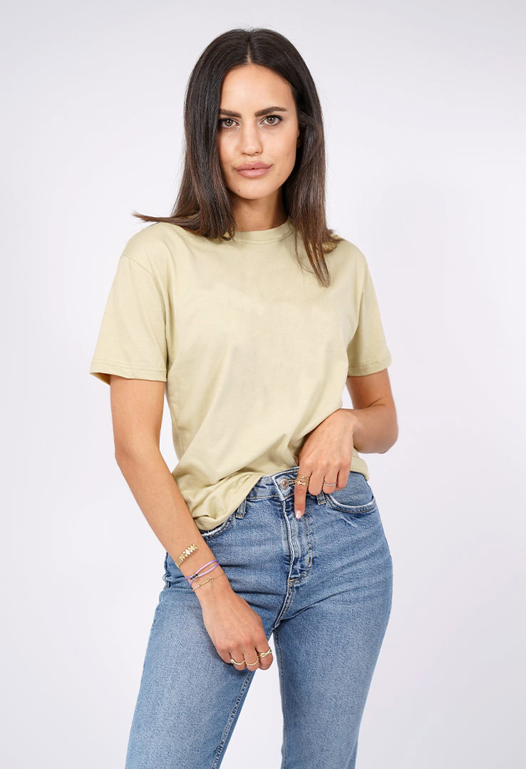 Basic T-Shirt Tailored Fit  Cotton/Modal