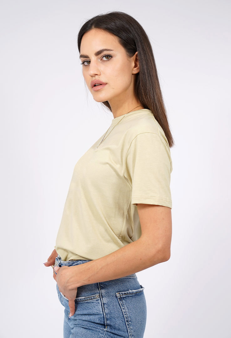Basic T-Shirt Tailored Fit  Cotton/Modal