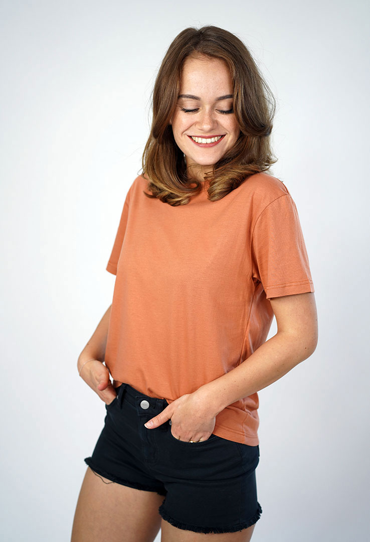 Basic T-Shirt Tailored Fit  Cotton/Modal