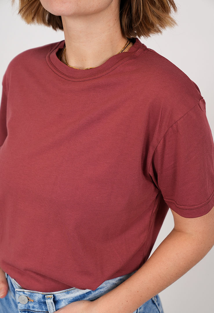 Basic T-Shirt Tailored Fit  Cotton/Modal