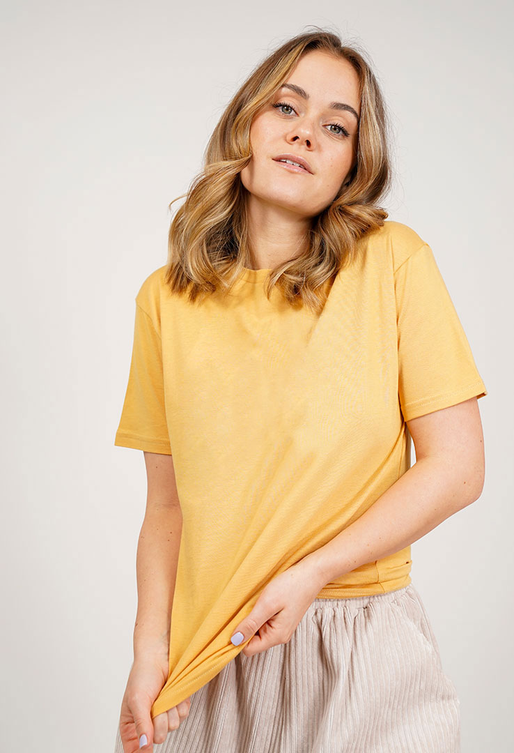 Basic T-Shirt Tailored Fit  Cotton/Modal