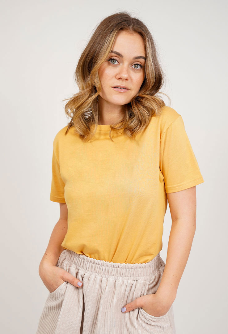 Basic T-Shirt Tailored Fit  Cotton/Modal