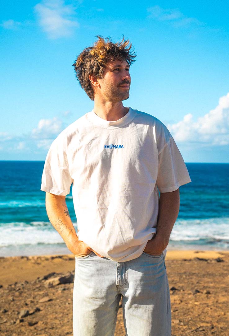 T-Shirt "il dolce" in  offwhite