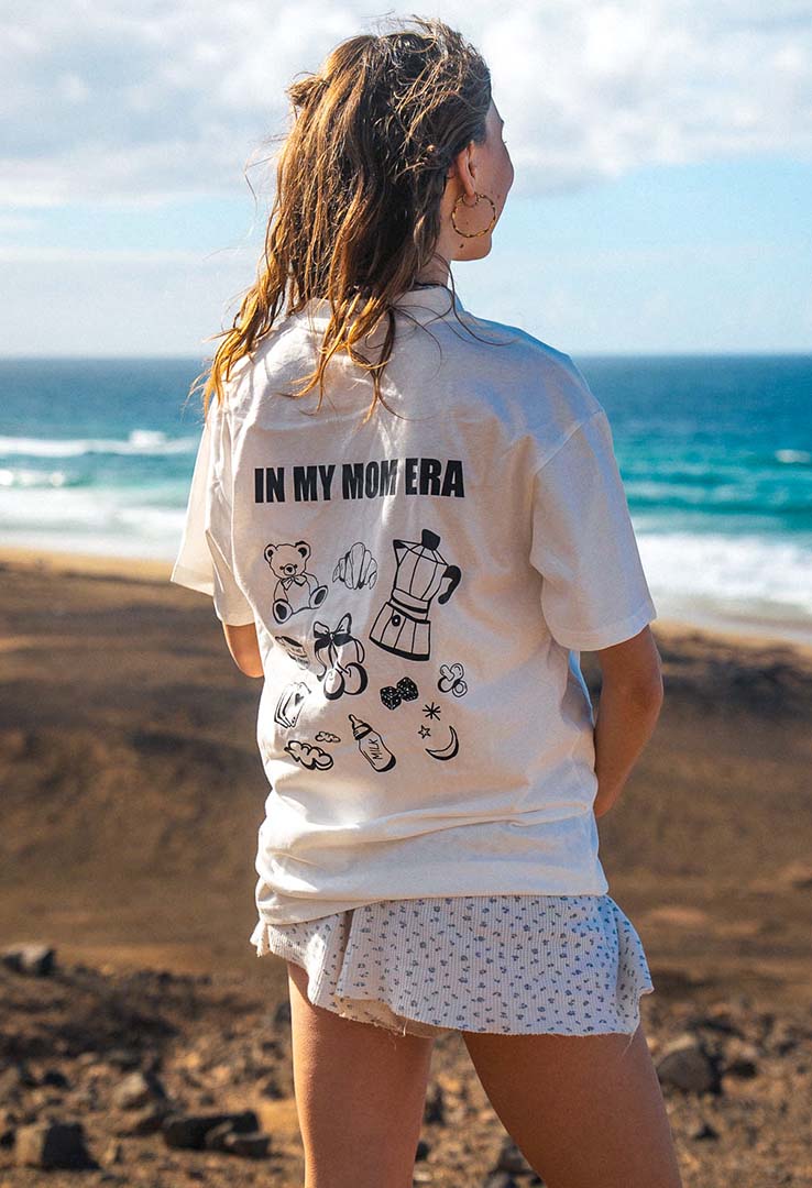 T-Shirt "in my mon era" in offwhite or black